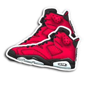 Jordan 6 "Infrared 23" Sneaker Sticker