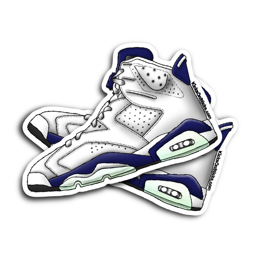 Jordan 6 "Midnight Navy" Sneaker Sticker