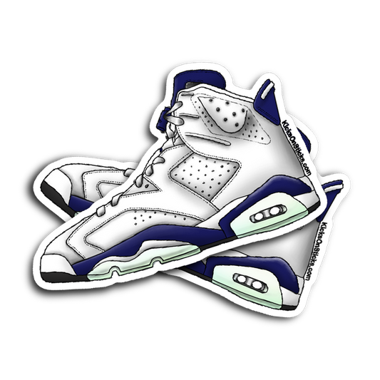 Jordan 6 "Midnight Navy" Sneaker Sticker