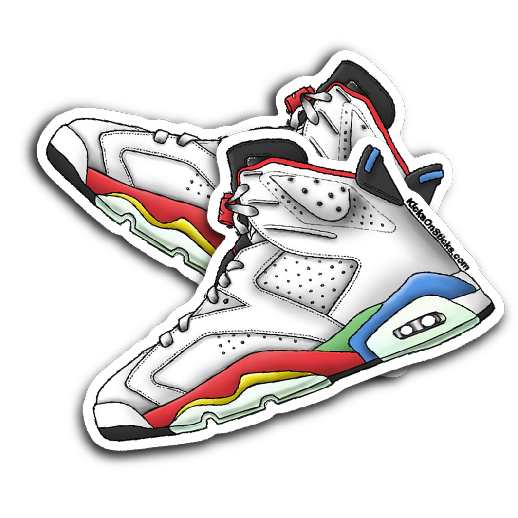 Jordan 6 "Olympic Beijing" Sneaker Sticker