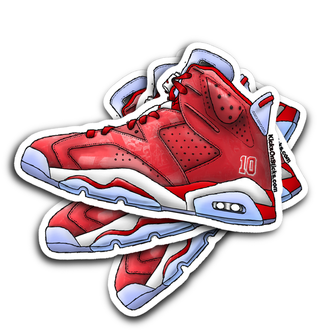 Jordan 6 "Slam Dunk" Sneaker Sticker