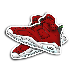 Jordan 6 "Spike" Sneaker Sticker