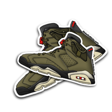 Jordan 6 "Travis" Sneaker Sticker
