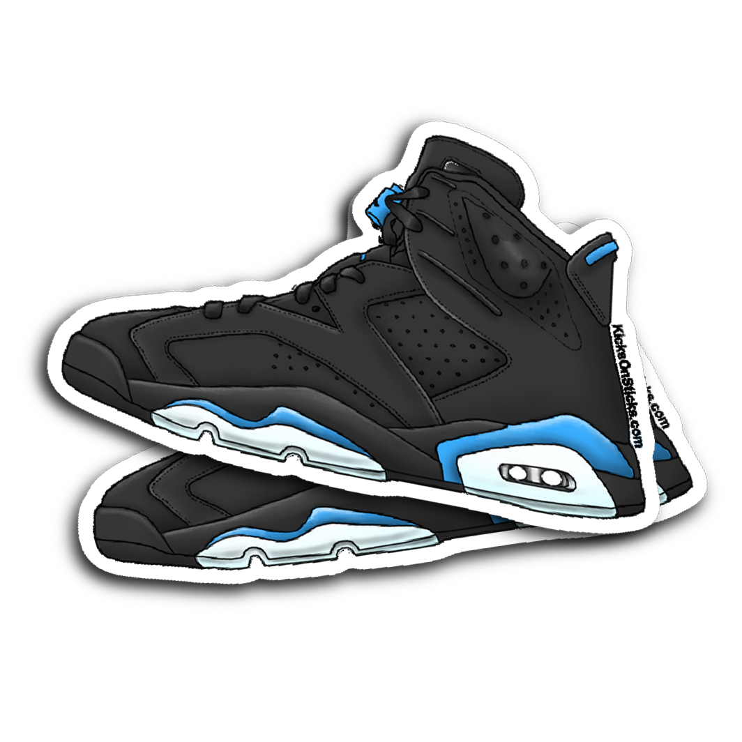 Jordan 6 "UNC" Sneaker Sticker