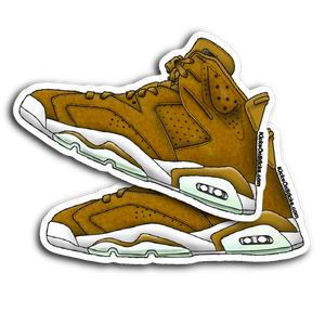 Jordan 6 "Wheat" Sneaker Sticker