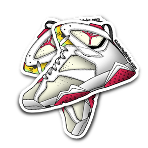 Jordan 7 "Hare" Sneaker Sticker