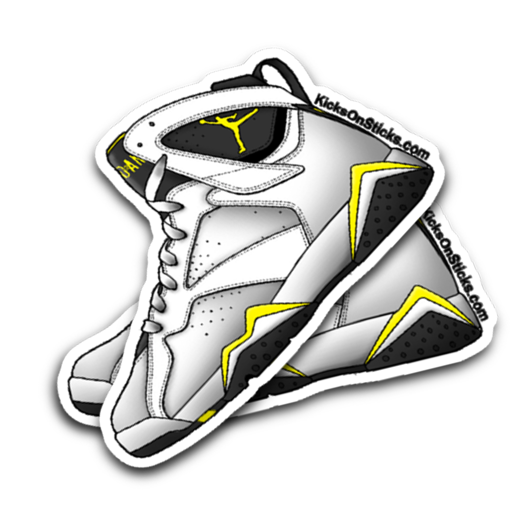 Jordan 7 "Maize" Sneaker Sticker