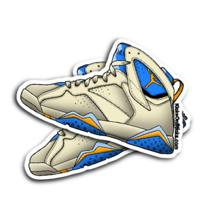 Jordan 7 "Pacific Blue" Sneaker Sticker