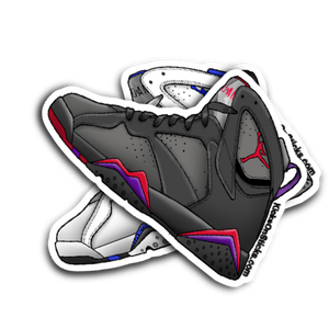 Jordan 7 "Charcoal" Sneaker Sticker