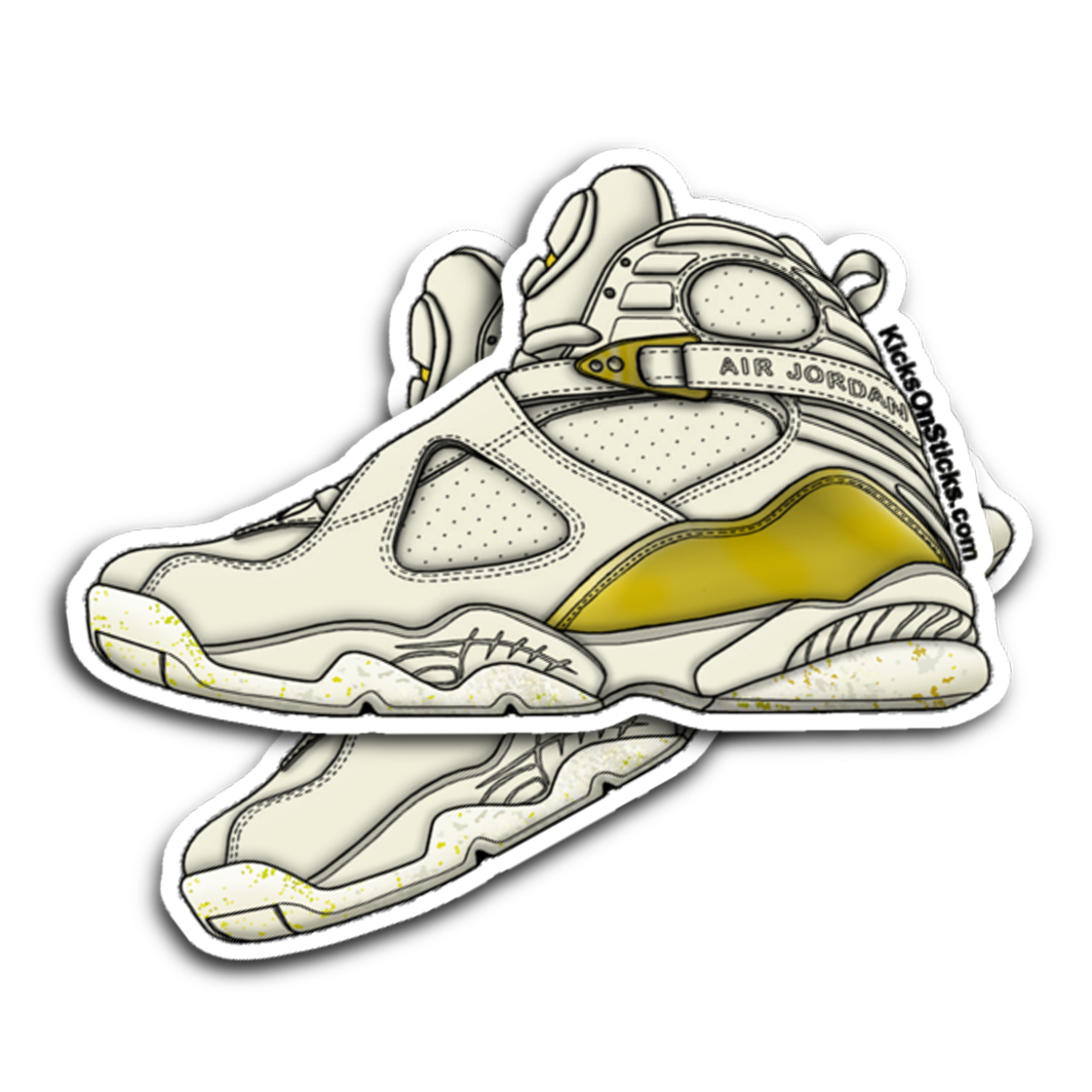 Jordan 8 "Championship" Sneaker Sticker