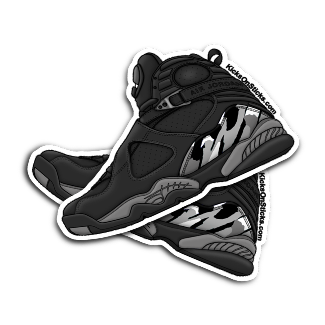 Jordan 8 "Chrome" Sneaker Sticker