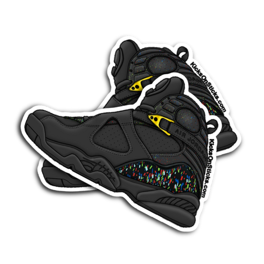 Jordan 8 "Confetti" Sneaker Sticker