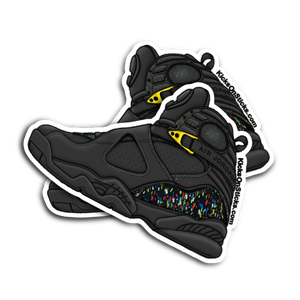 Jordan 8 "Confetti" Sneaker Sticker