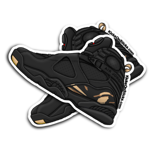 Jordan 8 "OVO" Black Sneaker Sticker