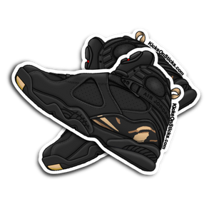 Jordan 8 "OVO" Black Sneaker Sticker