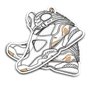 Jordan 8 "OVO" White Sneaker Sticker