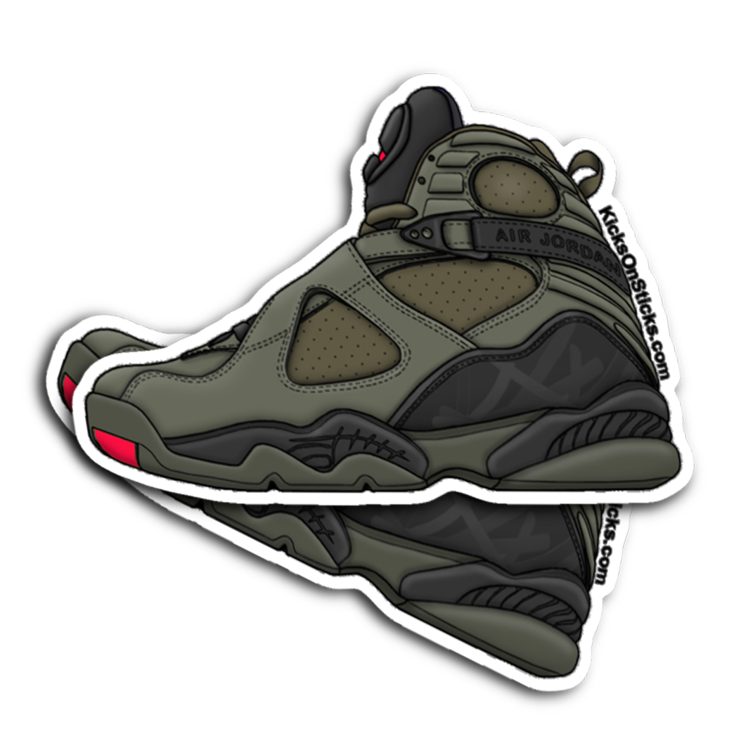 Jordan 8 "UNDFTD" Sneaker Sticker