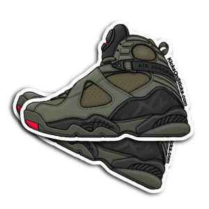 Jordan 8 "UNDFTD" Sneaker Sticker