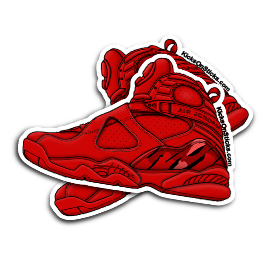 Jordan 8 "Valentine" Sneaker Sticker