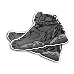 Jordan 8 "Wolf Grey" Sneaker Stickers