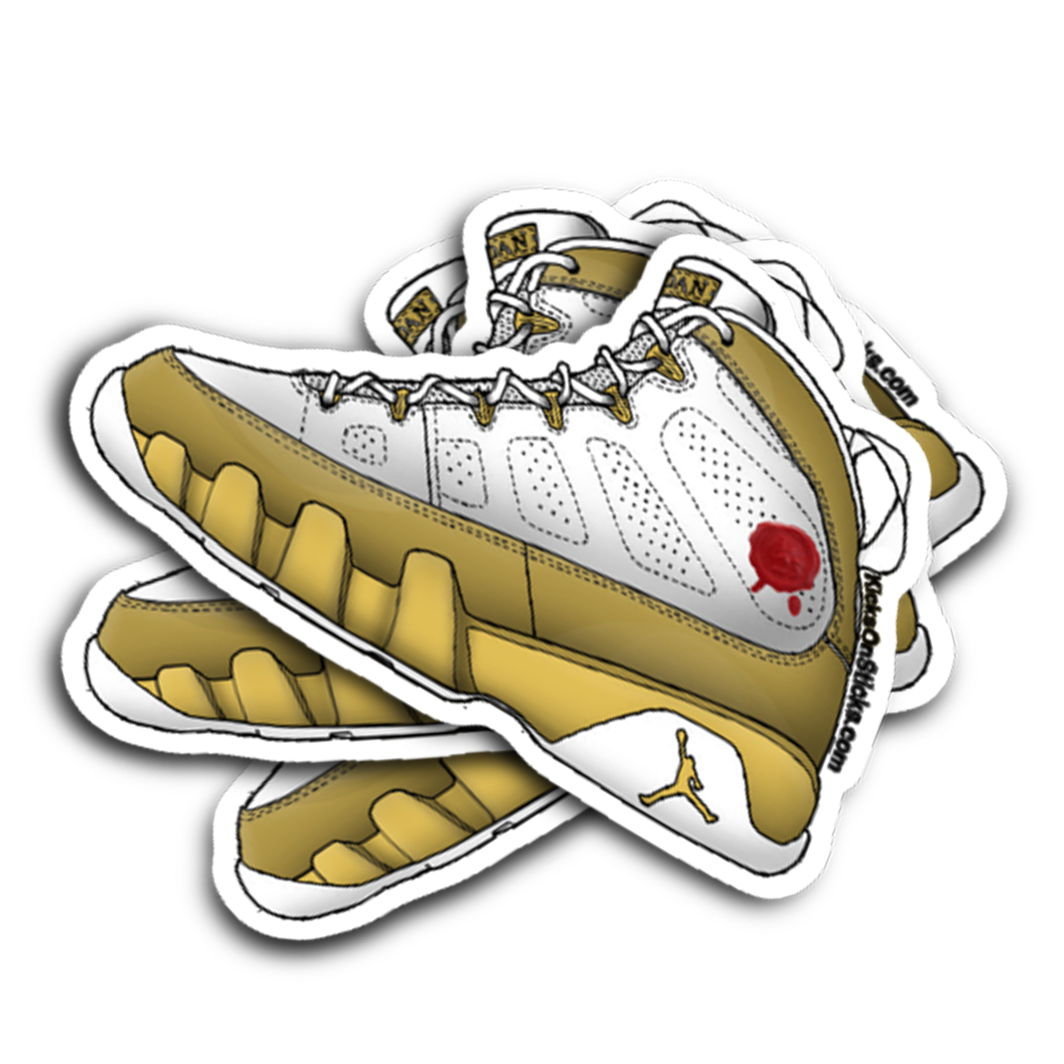 Jordan 9 "Bin23" Sneaker Sticker