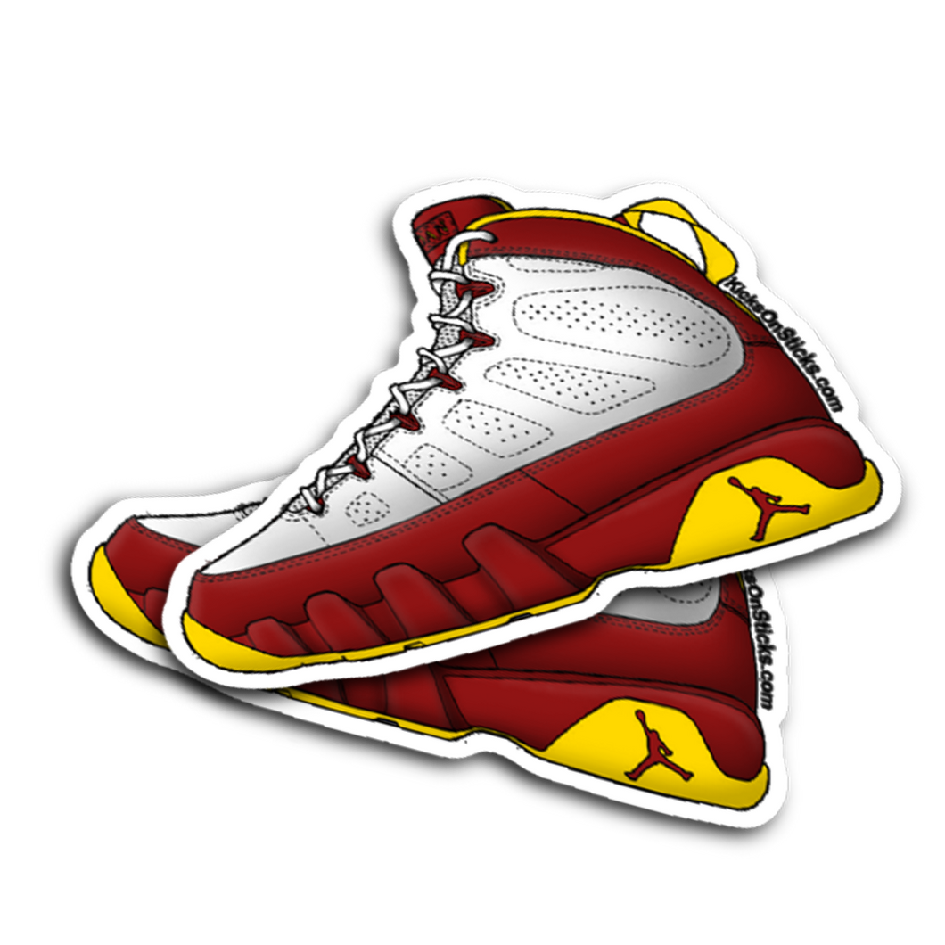 Jordan 9 Bentley Ellis Sneaker Sticker
