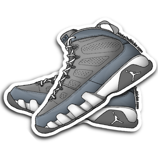 Jordan 9 "Cool Grey" Sneaker Sticker