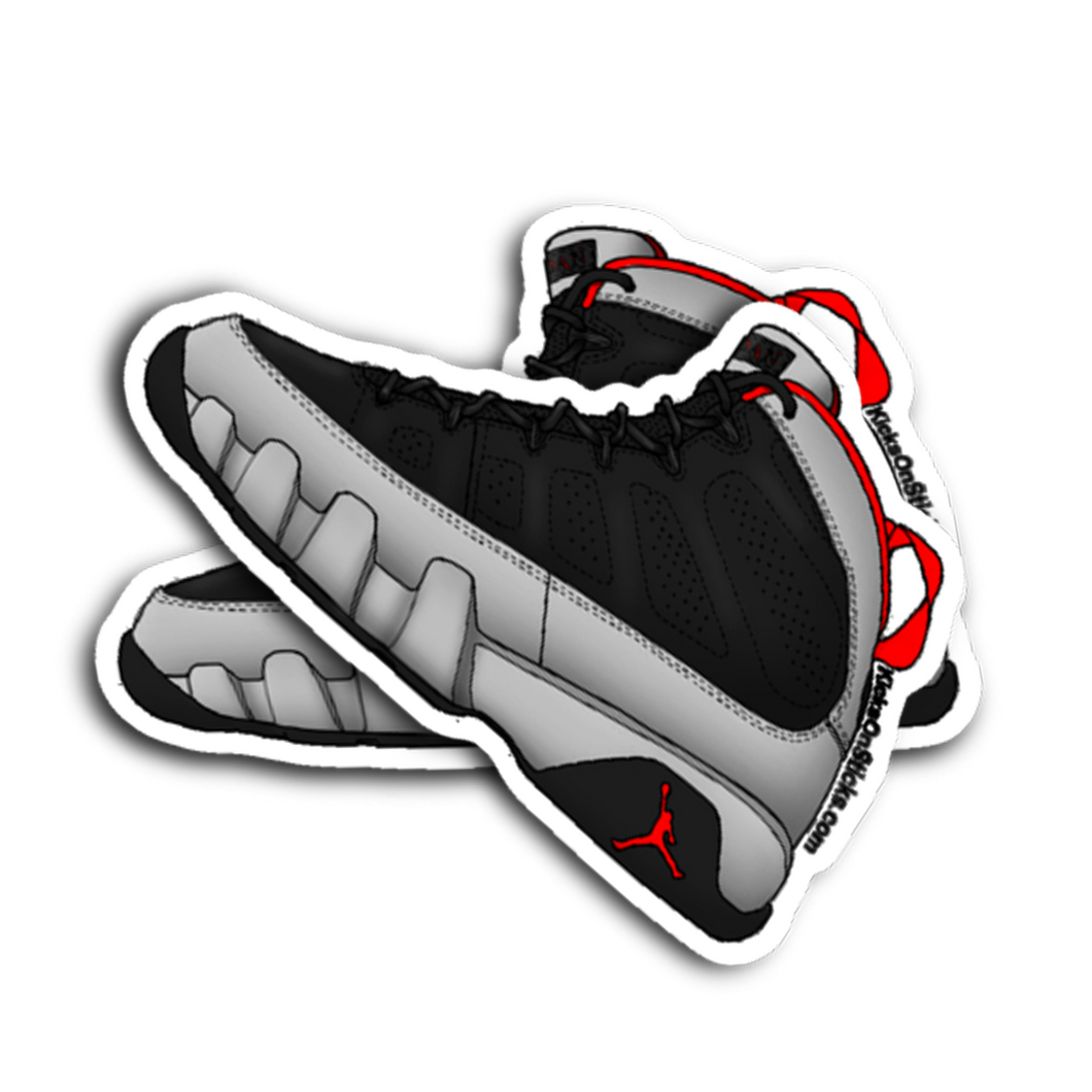 Jordan 9 Kilroy Sneaker Sticker