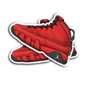 Jordan 9 "Motorboat Jones" Sneaker Sticker