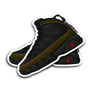 Jordan 9 "Olive" Sneaker Sticker
