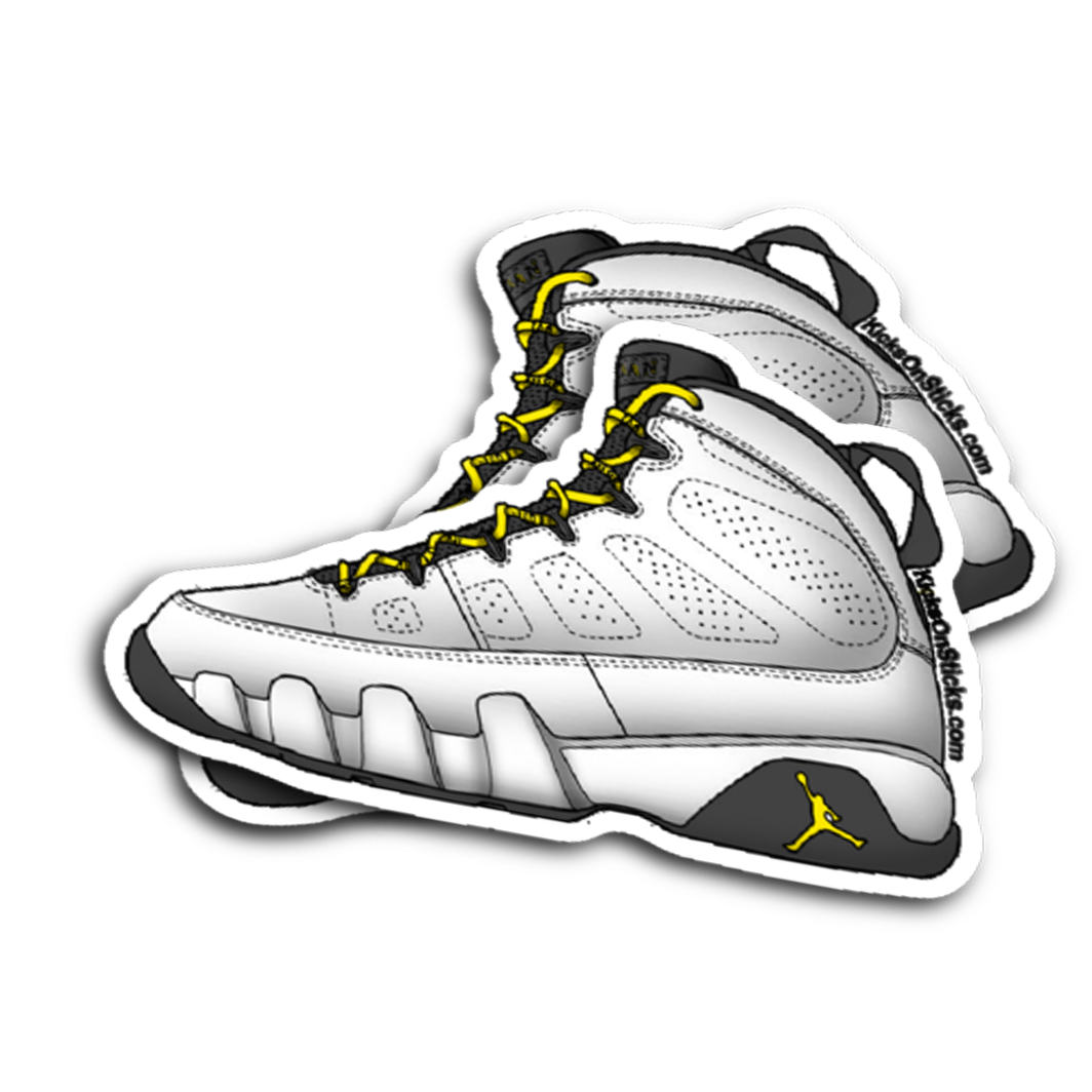 Jordan 9 "Quai54" Sneaker Sticker