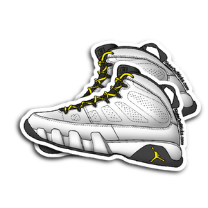 Jordan 9 "Quai54" Sneaker Sticker