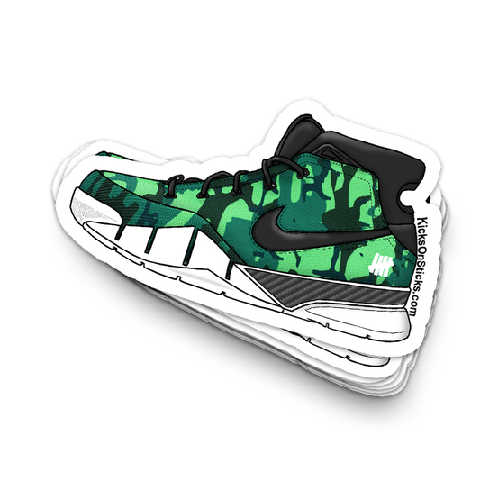 Kobe 1 "Undefeated Green" Sneaker Sticker