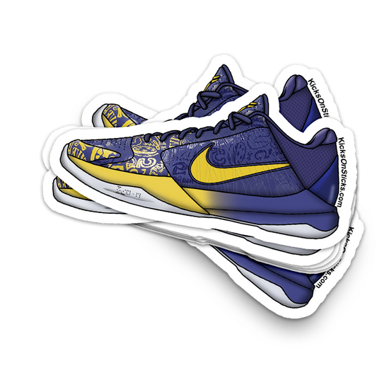 Kobe 5 "5 Rings" Sneaker Sticker