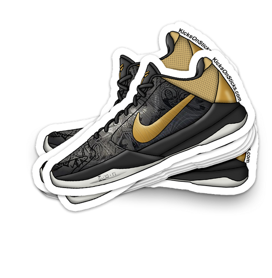 Kobe 5 "Big Stage Away" Sneaker Sticker