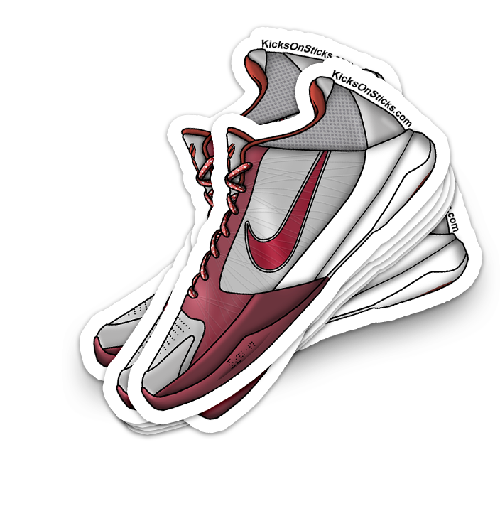 Kobe 5 "Lower Merion Away" Sneaker Sticker