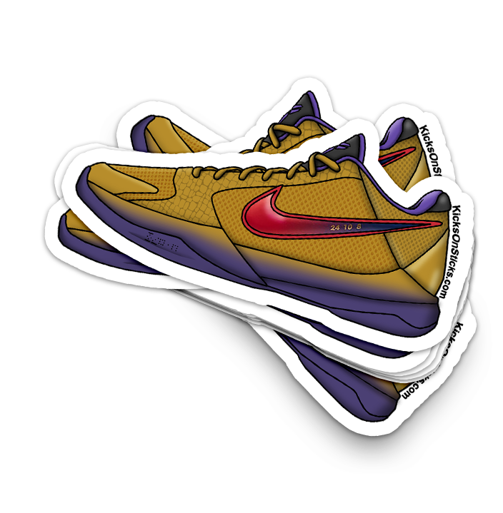 Kobe 5 "UNDFTD Hall of Fame" Sneaker Sticker