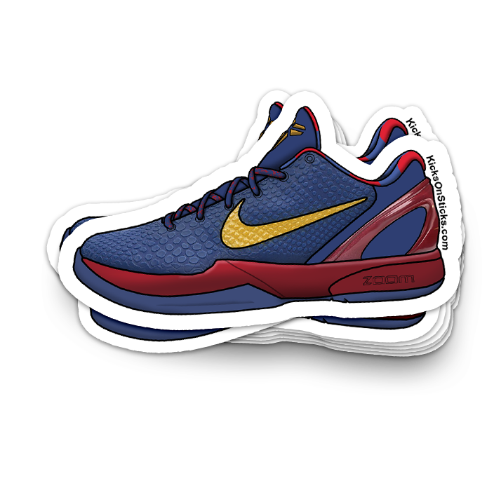 Kobe 6 "Barcelona" Sneaker Sticker