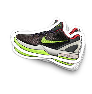 Nike Kobe 6 Sneaker Sticker Pack - Grinch, Mambacita, All-Star