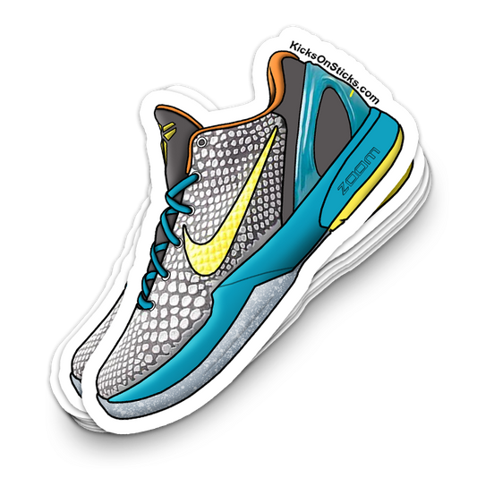 Kobe 6 "Helicopter" Sneaker Sticker