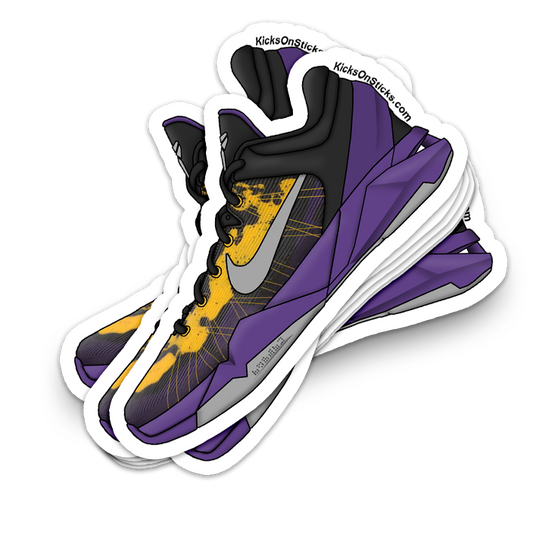 Kobe 7 "Poison Dart LAL" Sneaker Sticker