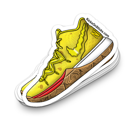 Kyrie 5 "Sponge" Sneaker Sticker
