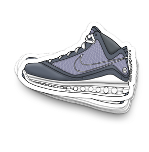 Lebron 7 "Cool Grey" Sneaker Sticker