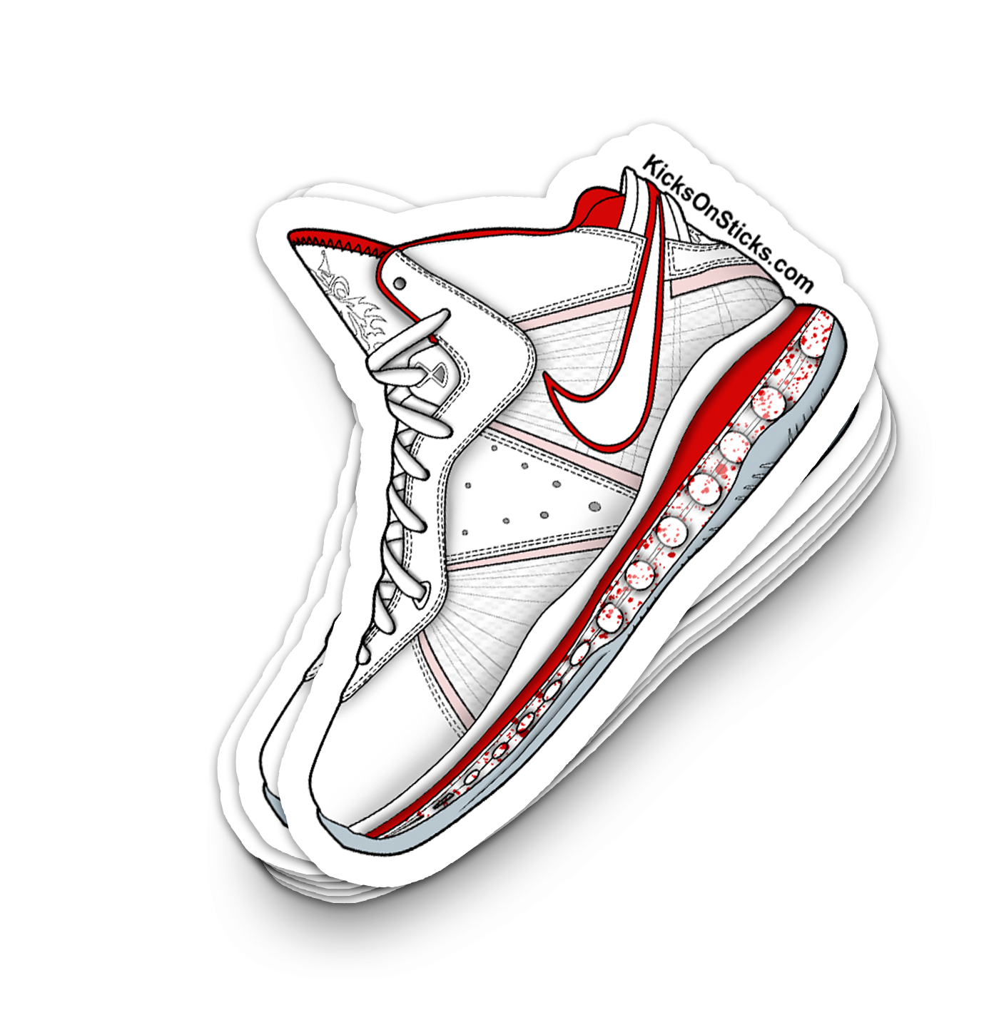Lebron 8 "China" Sneaker Sticker