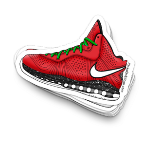 Lebron 8 "Christmas" Sneaker Sticker