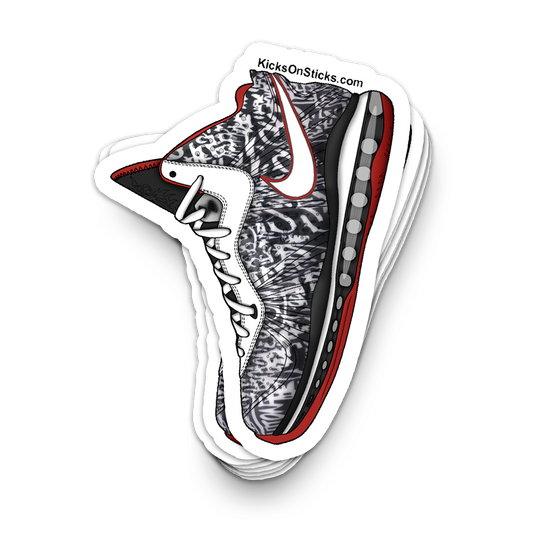 Lebron 8 "Grafitti" Sneaker Sticker