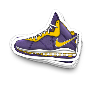 Lebron 8 "Lakers" Sneaker Sticker