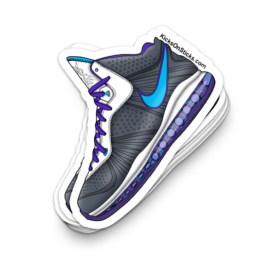 Lebron 8 "Summit Lake Hornets" Sneaker Sticker