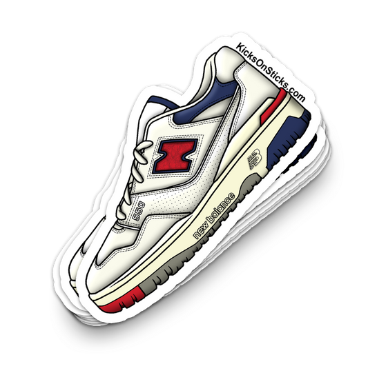 NB 550 "Amine Leon Navy Red" Sneaker Sticker