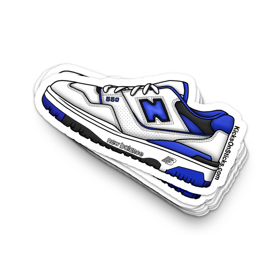 NB 550 "Blue White" Sneaker Sticker